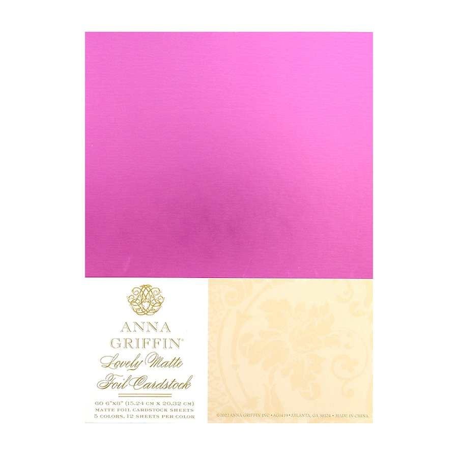 Image 223500_ALTMORE1.jpg, Product 223-500 / Price $24.99, Anna Griffin Lovely Matte Foil Cardstock from Anna Griffin on TSC.ca's Home & Garden department