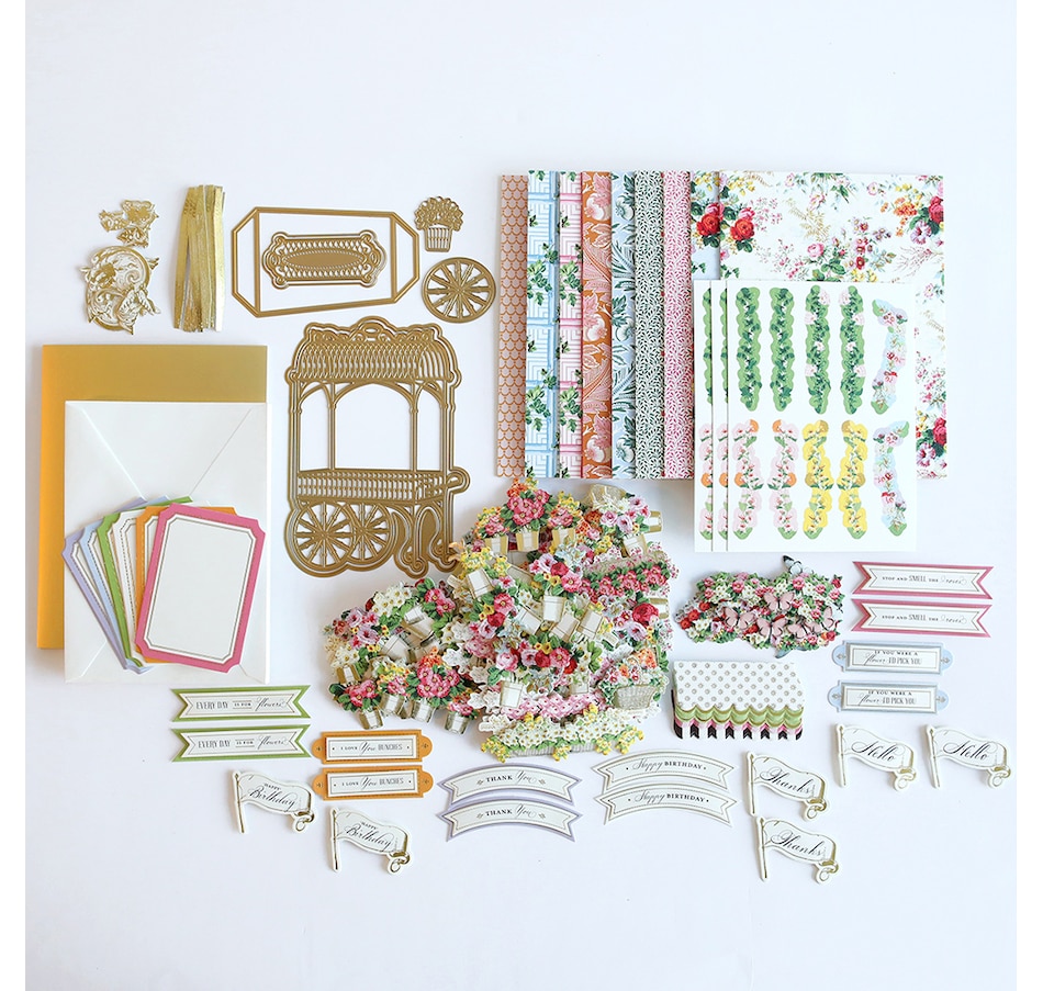 Anna Griffin® Flower Cart Easel Die Finishing School Craft