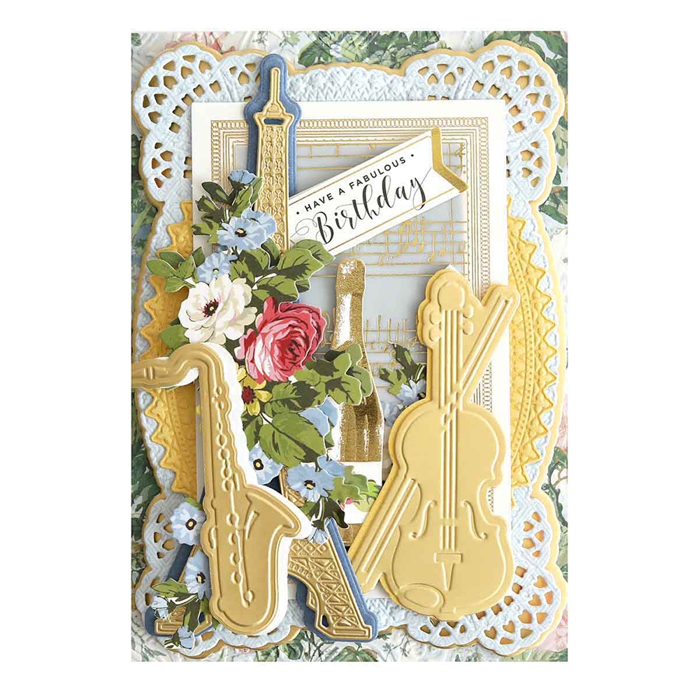 Anna Griffin Musical Icons Cut and Emboss Folders - TSC.ca