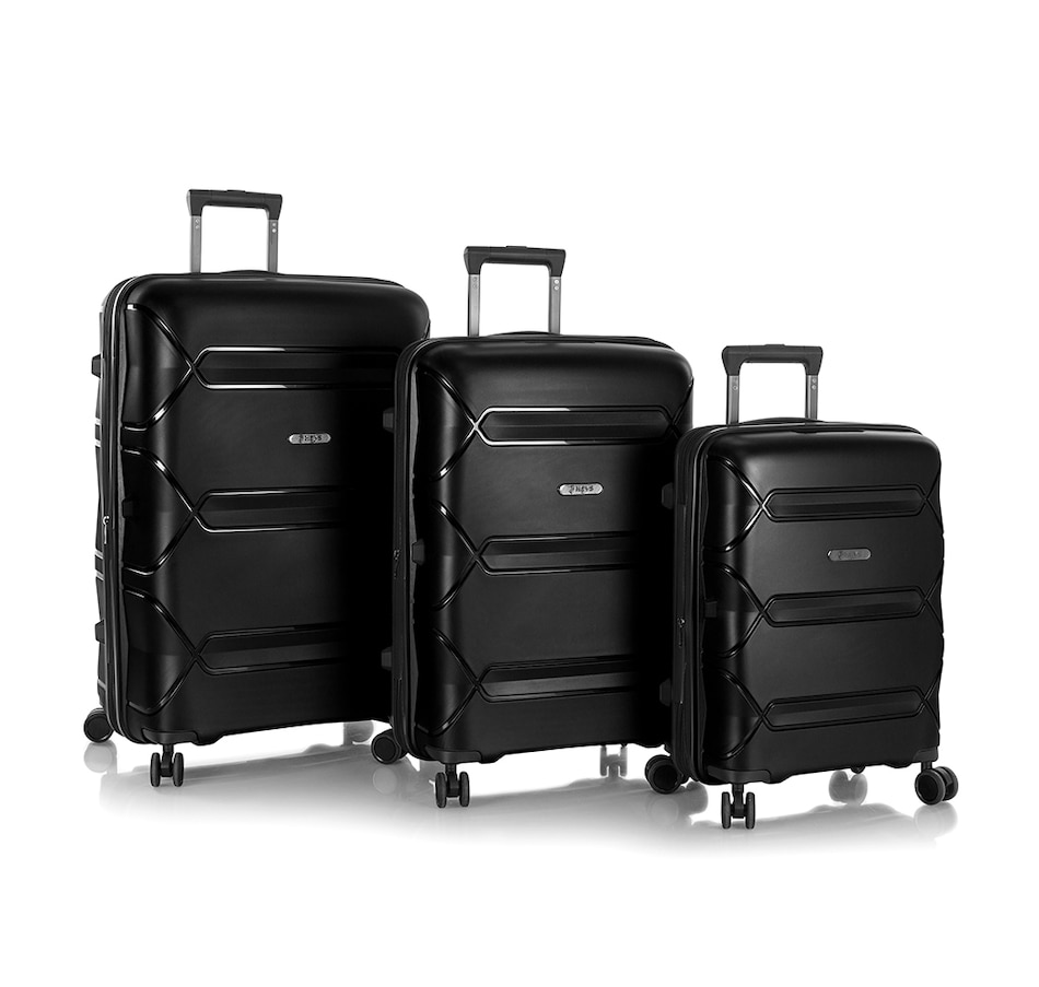 Image 223536_BLK.jpg, Product 223-536 / Price $799.99, Heys Milos Duraflex 3-Piece Luggage Set from Heys on TSC.ca's Home & Garden department