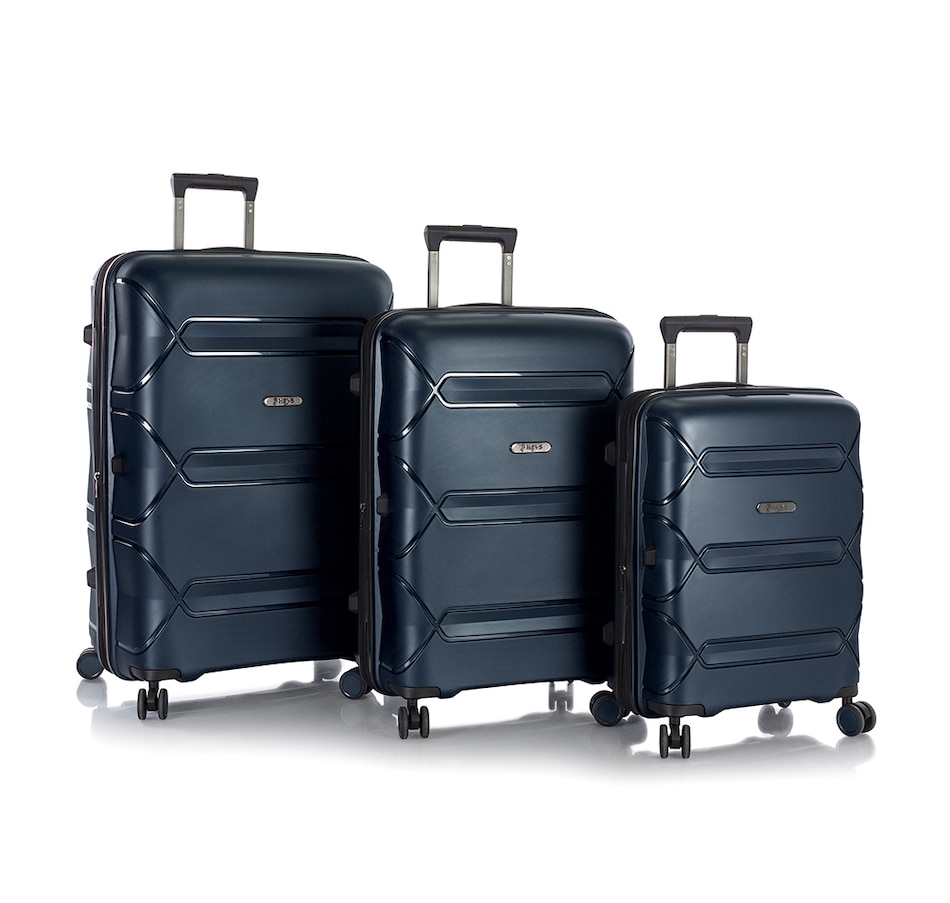 Image 223536_NVY.jpg, Product 223-536 / Price $799.99, Heys Milos Duraflex 3-Piece Luggage Set from Heys on TSC.ca's Home & Garden department