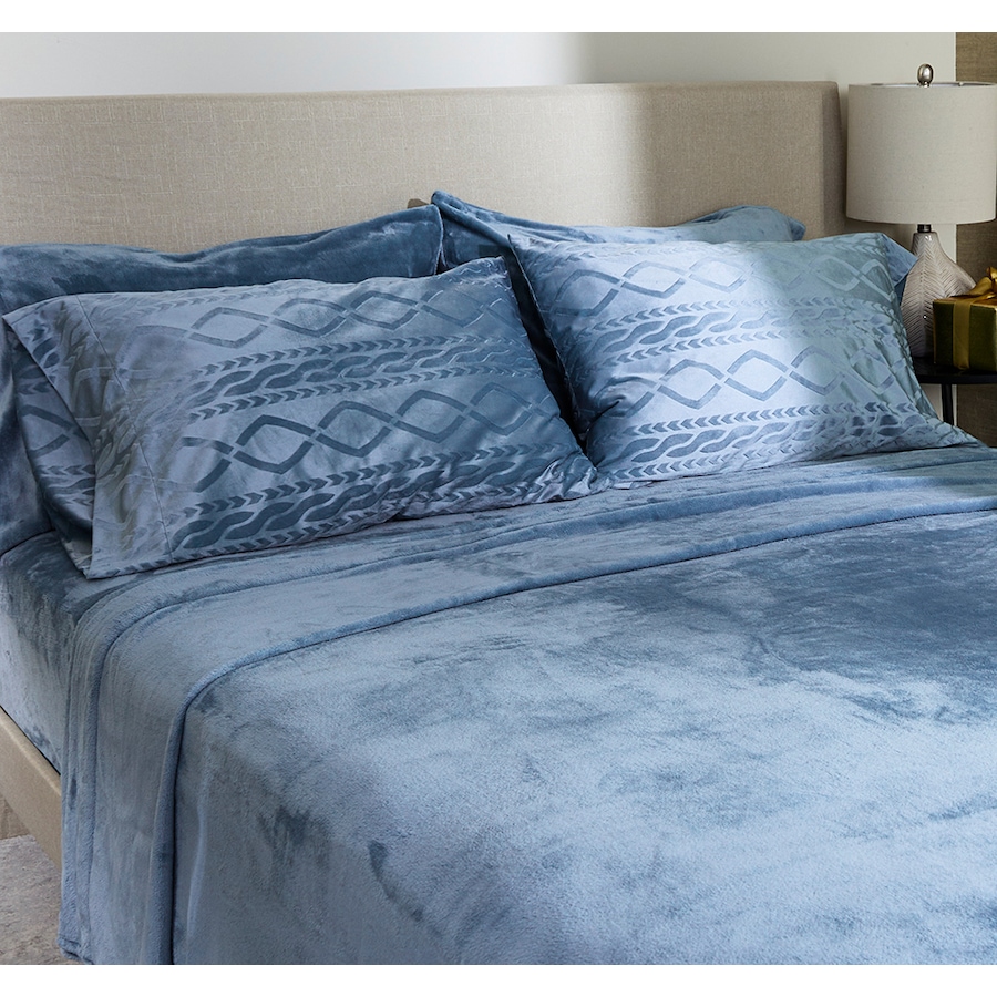 Image 223579_BLU.jpg, Product 223-579 / Price $9.33, Home Suite Mink 6-Piece Sheet Set from Home Suite on TSC.ca's Home & Garden department