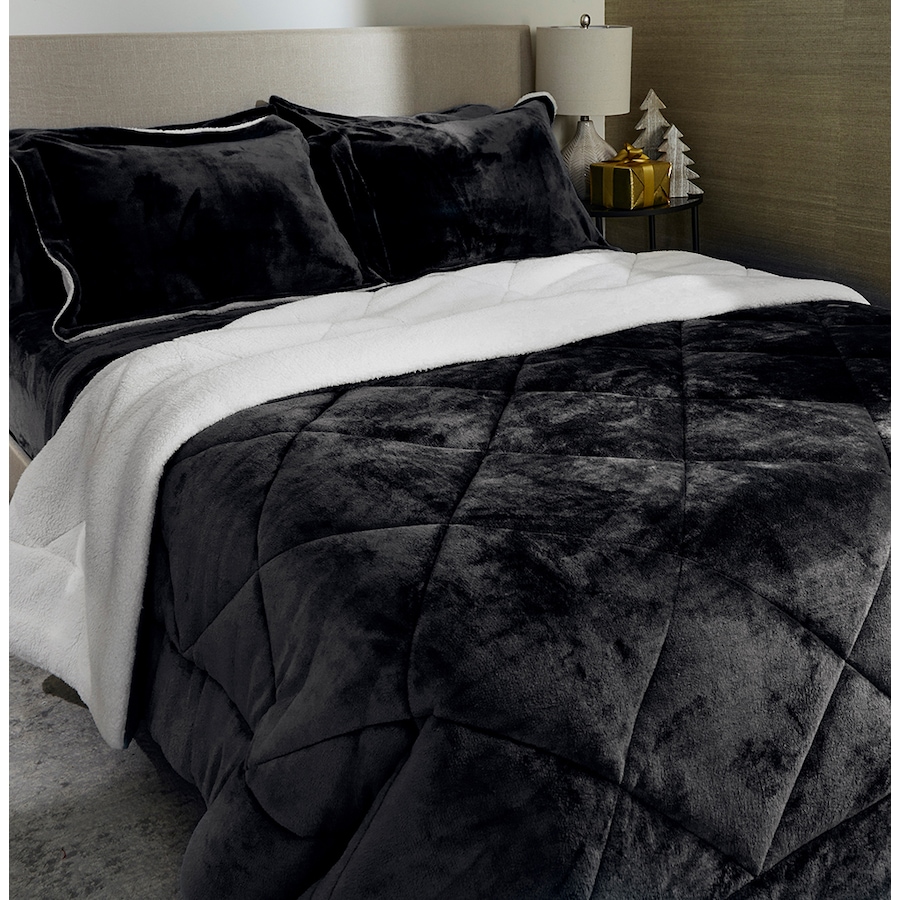 Image 223580_BLK.jpg, Product 223-580 / Price $9.33, Home Suite Mink 3-Piece Comforter Set from Home Suite on TSC.ca's Home & Garden department