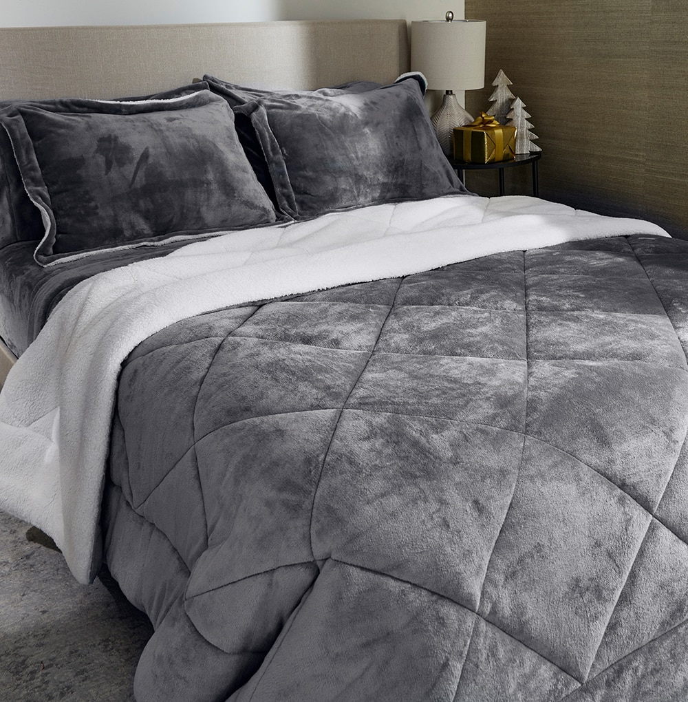 Home Suite Mink 3-Piece Comforter Set