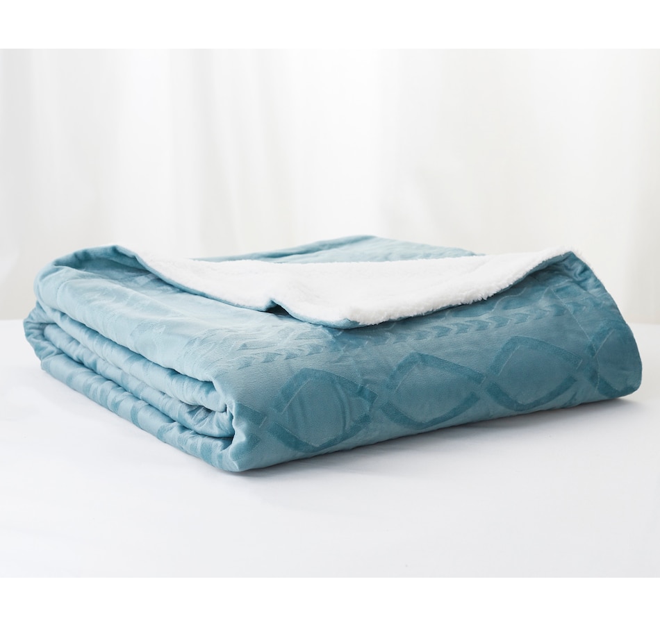 Image 223581_FORS.jpg, Product 223-581 / Price $39.99, Home Suite Mink Oversized Throw with Sherpa Back (50" x 70") from Home Suite on TSC.ca's Home & Garden department