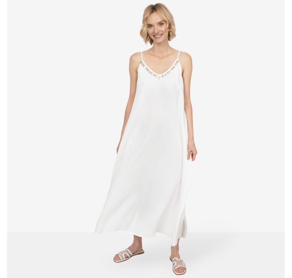 Image 223604_ALTMORE1.jpg, Product 223-604 / Price $29.33, claudia ev Long Dress with Braid and Shell from claudia ev on TSC.ca's Fashion department