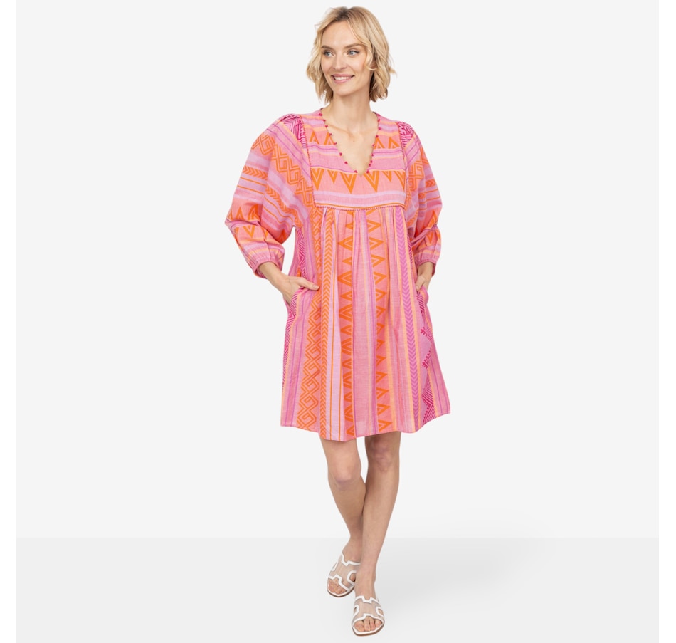 Image 223605_ALTMORE1.jpg, Product 223-605 / Price $39.33, claudia ev Puff Sleeve Dress with Pockets and Beading from claudia ev on TSC.ca's Fashion department