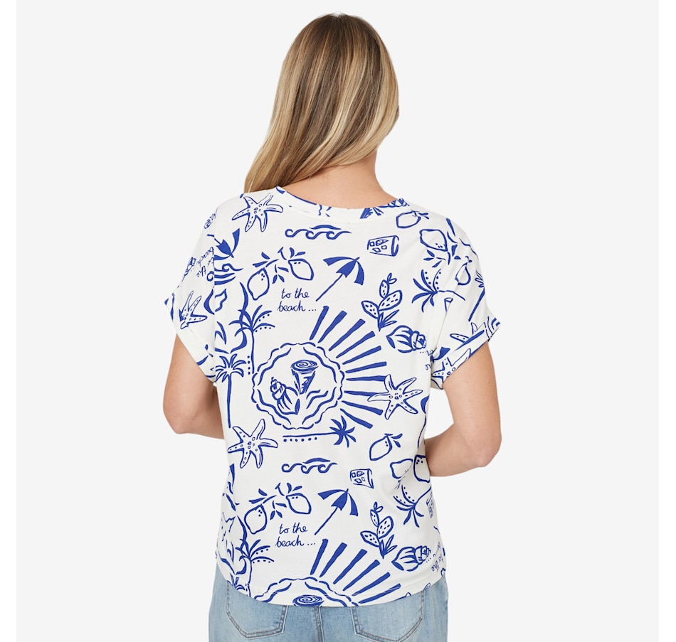 Image 223612_ALTMORE2.jpg, Product 223-612 / Price $27.33, claudia ev Cap Sleeve Crew Neck T-Shirt from claudia ev on TSC.ca's Fashion department