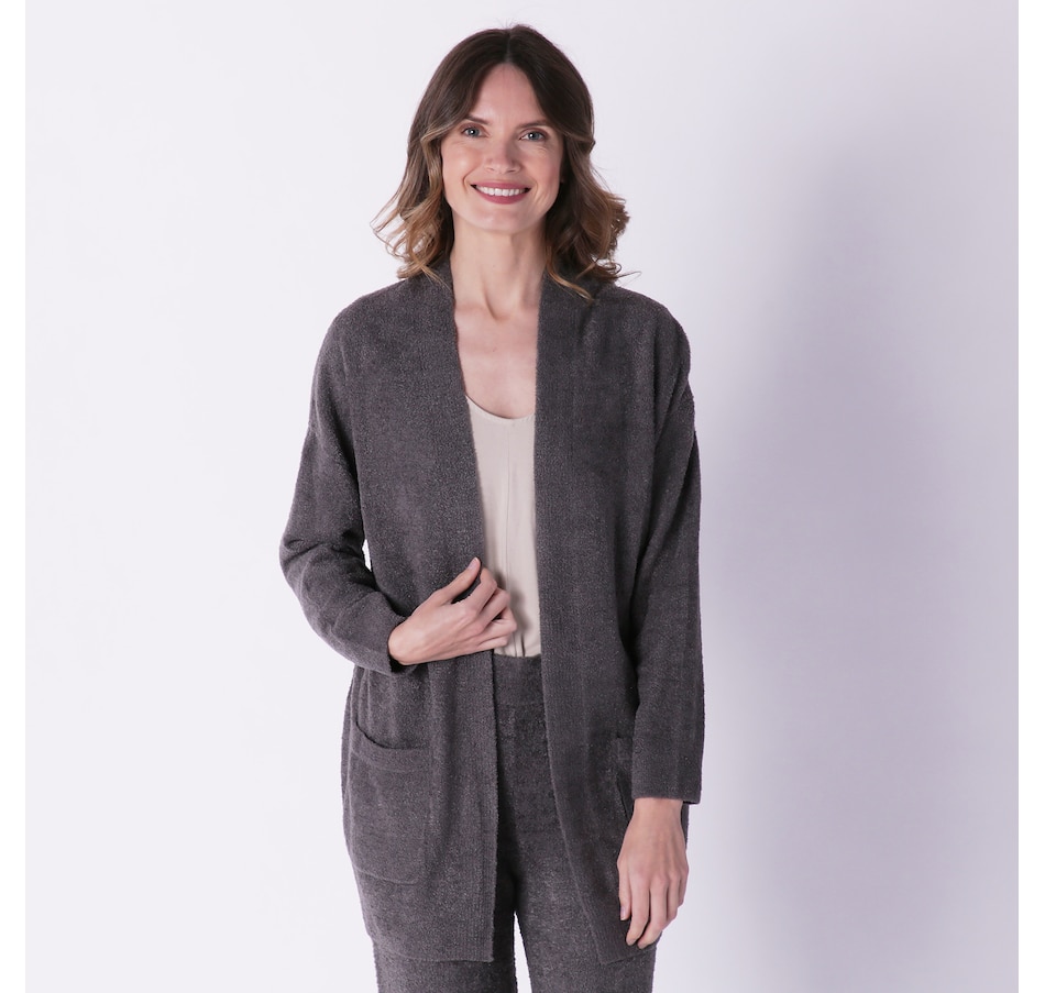 Clothing & Shoes - Tops - Sweaters & Cardigans - Cardigans - Barefoot  Dreams Cozychic Light Ribbed Edge Cardi - Online Shopping for Canadians