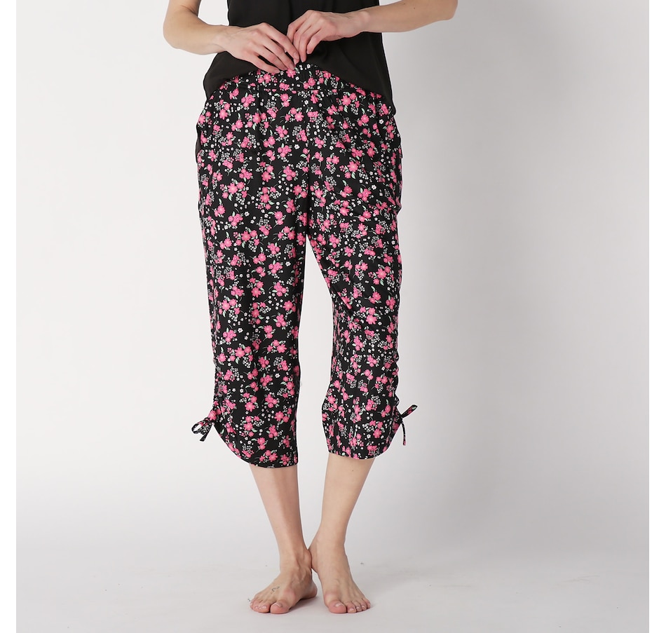 Clothing & Shoes - Bottoms - Pants - Cuddl Duds Flexwear Cropped Pant With  Side Cinch - Online Shopping for Canadians