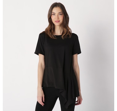Clothing & Shoes - Tops - T-Shirts & Tops - Cuddl Duds Flexwear V-Neck Top  - Online Shopping for Canadians