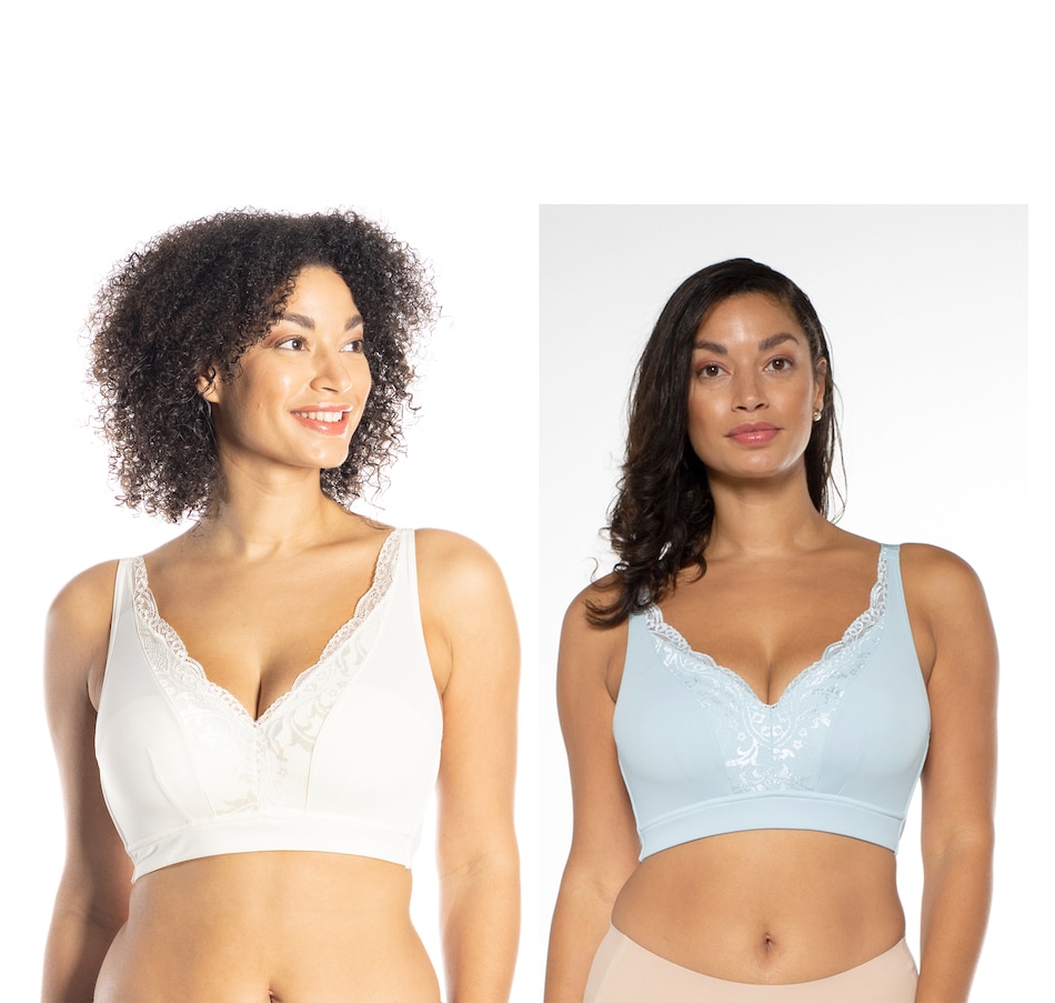 Clothing & Shoes - Socks & Underwear - Bras - Rhonda Shear 2-Pack Underwire Ahh  Bra With Adjustable Straps - Online Shopping for Canadians