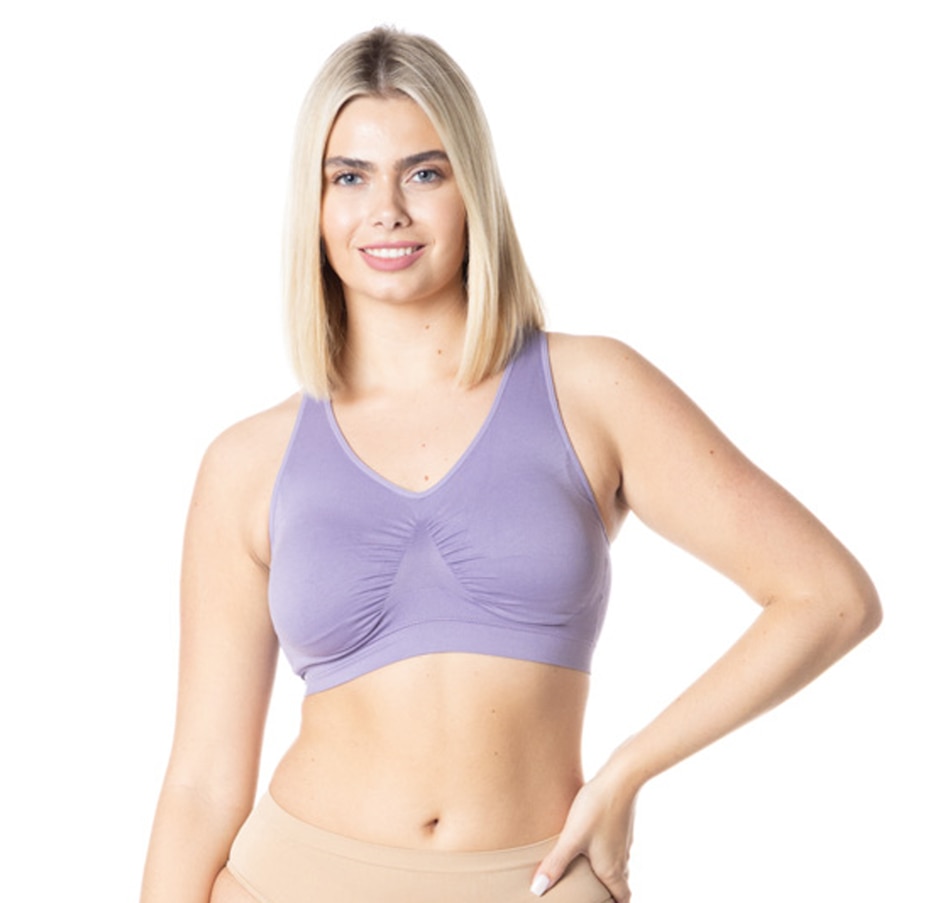 Clothing & Shoes - Socks & Underwear - Bras - Rhonda Shear Seamless  Racerback Bra With Removable Pads (2-Pack) - Online Shopping for Canadians