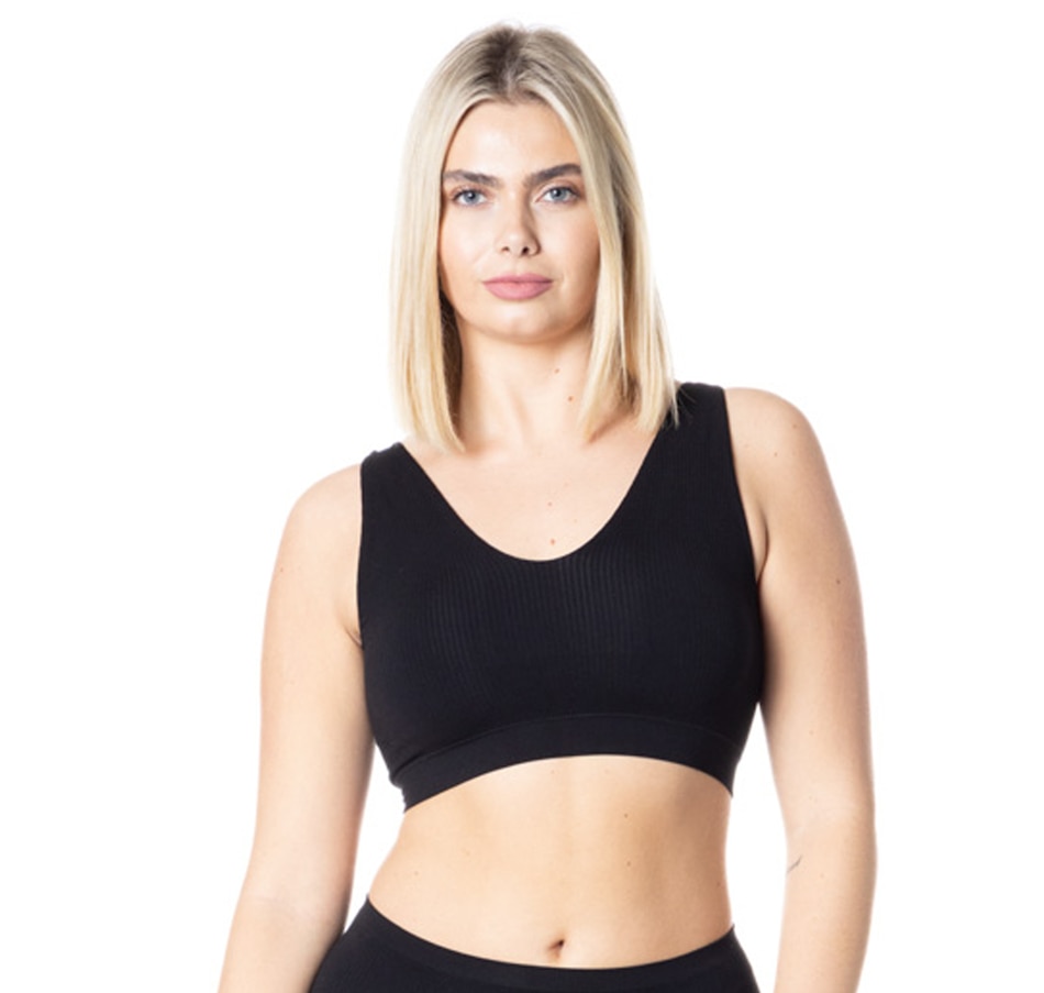2-pack Ribbed Bra Tops