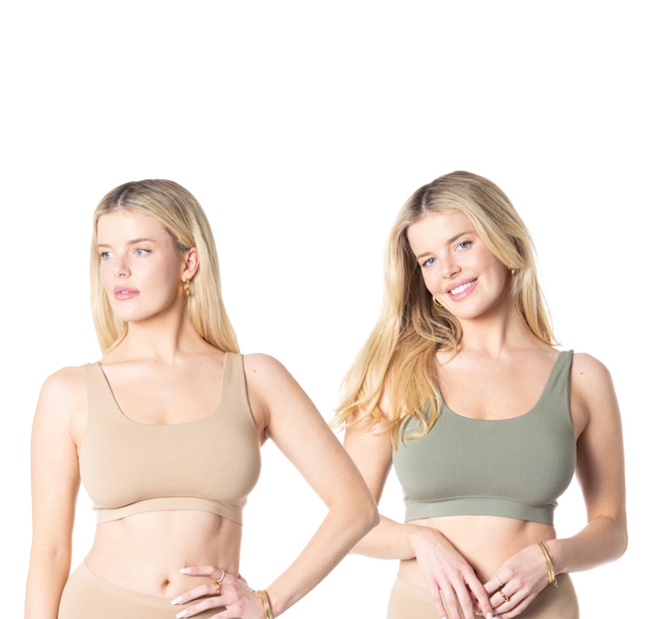 Body Beautiful Shapewear Shaping Cami With Reversible Neck, 2 Pack