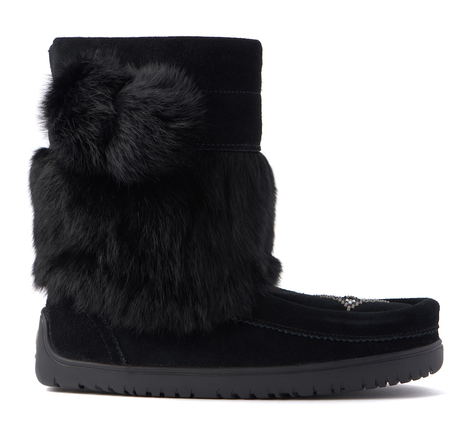 Image 223716_ALTMORE4.jpg, Product 223-716 / Price $89.88, Manitobah Mukluks Waterproof Suede Short Snowy Owl Mukluk from Manitobah on TSC.ca's Shoes department