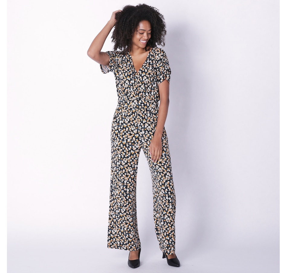 Clothing & Shoes - Dresses & Jumpsuits - Jumpsuits - Nina Leonard Palazzo  Jumpsuit - Online Shopping for Canadians