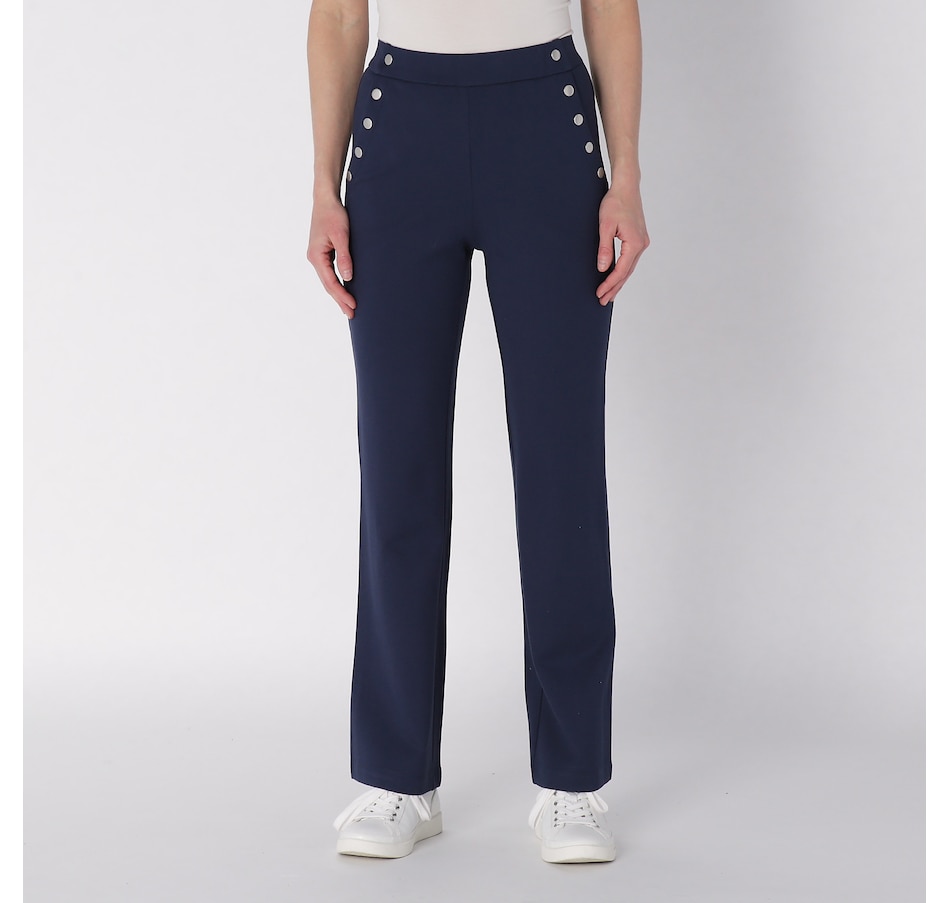 WynneCollection Double Knit Sailor Pant