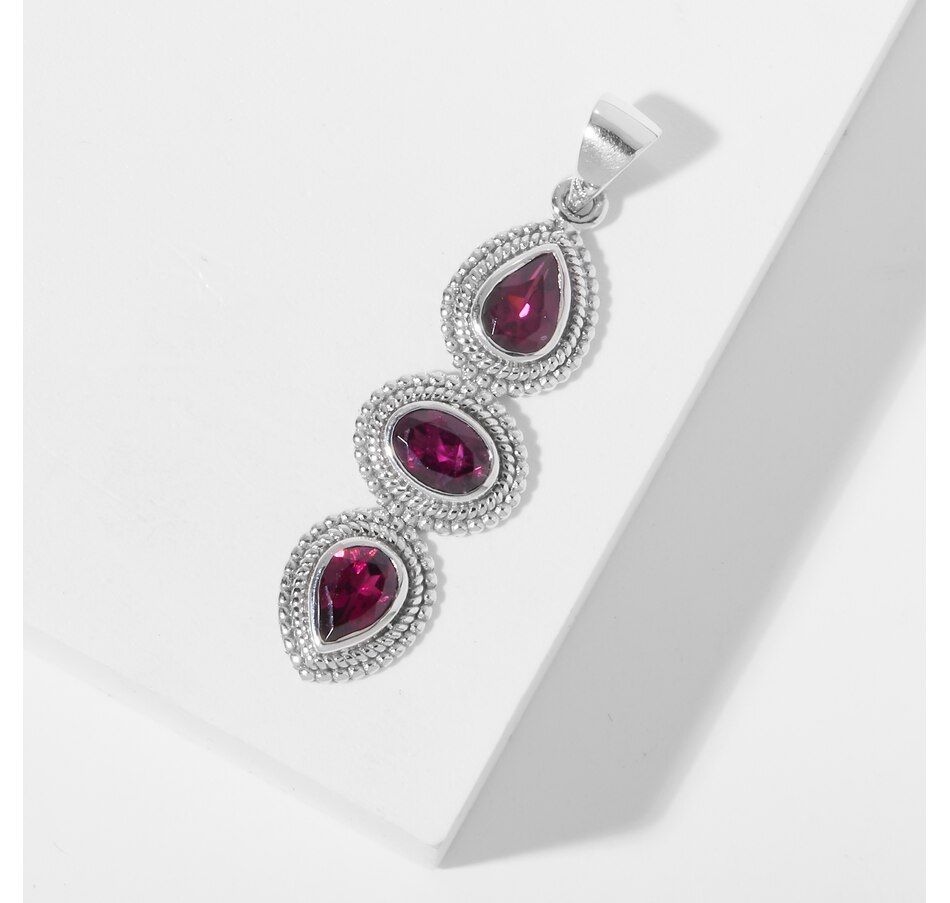 Image 223968_RHO.jpg, Product 223-968 / Price $89.33, Himalayan Gems Sterling Silver Gemstone Pendant from Himalayan Gems on TSC.ca's Jewellery department