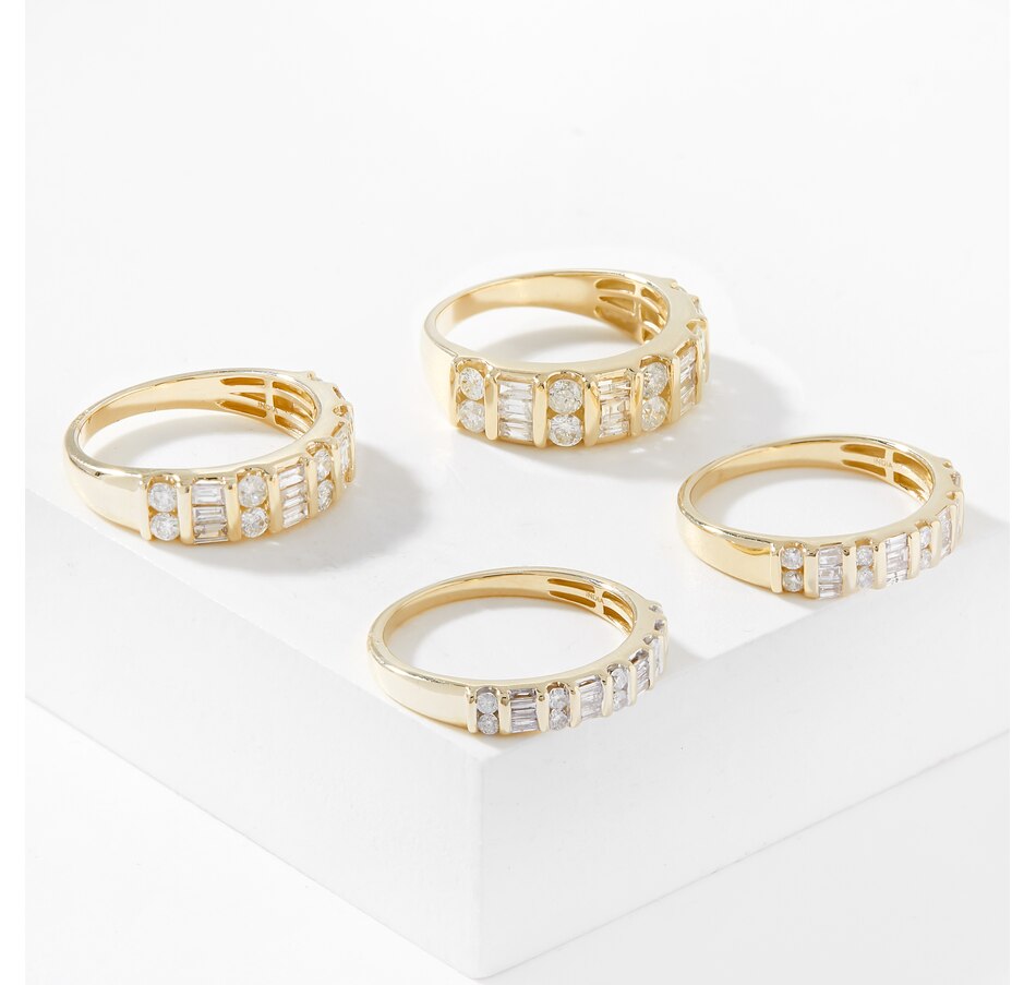 Image 223992_ALTMORE2.jpg, Product 223-992 / Price $379.33 - $1,479.33, 14K Gold Diamond Band from Diamond Show on TSC.ca's Jewellery department