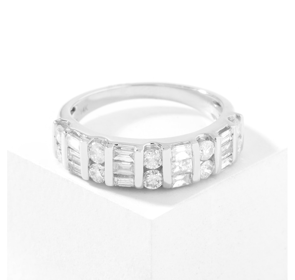 Image 223992_WG1CT.jpg, Product 223-992 / Price $379.33 - $1,479.33, 14K Gold Diamond Band from Diamond Show on TSC.ca's Jewellery department