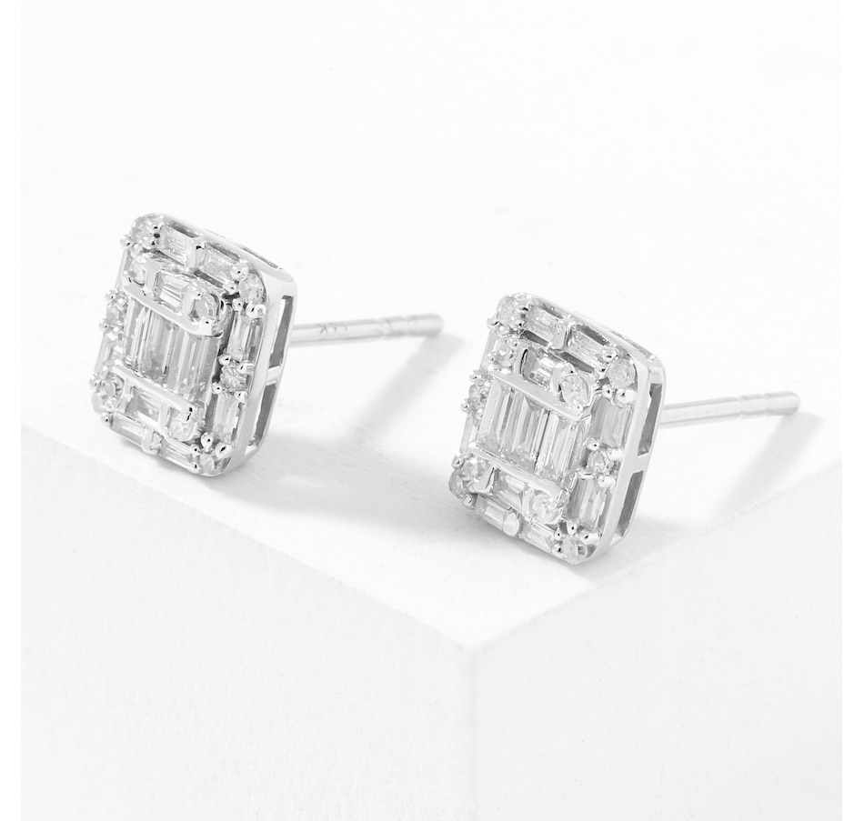 Image 223995_WGL.jpg, Product 223-995 / Price $799.99, 14K Gold 0.50ctw Diamond Stud Earrings from Diamond Show on TSC.ca's Jewellery department