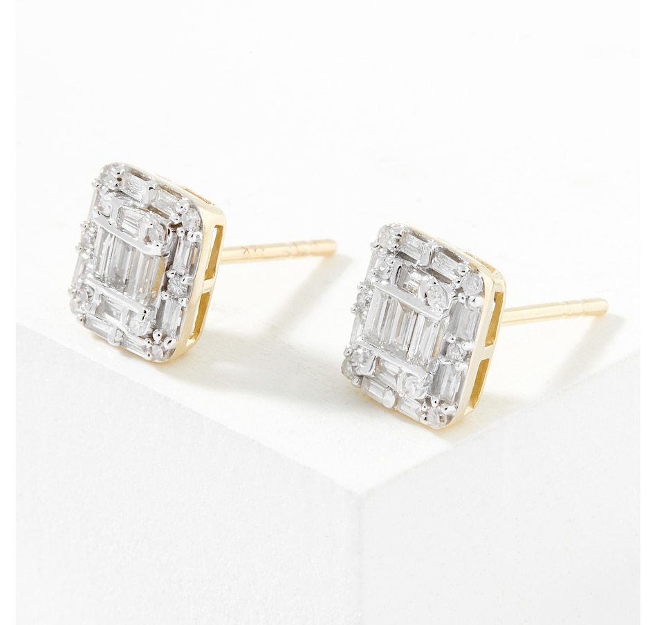 Image 223995_YGL.jpg, Product 223-995 / Price $799.99, 14K Gold 0.50ctw Diamond Stud Earrings from Diamond Show on TSC.ca's Jewellery department