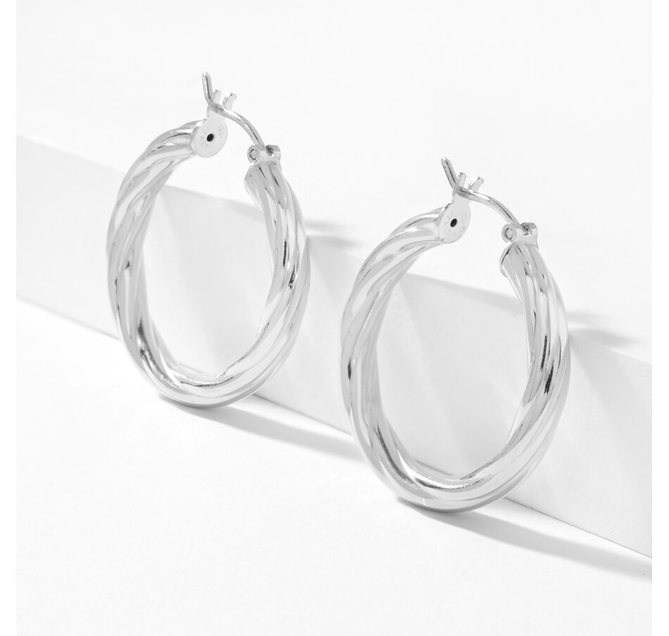 Jewellery Earrings Hoop & Huggie Earrings Silver Gallery Sterling