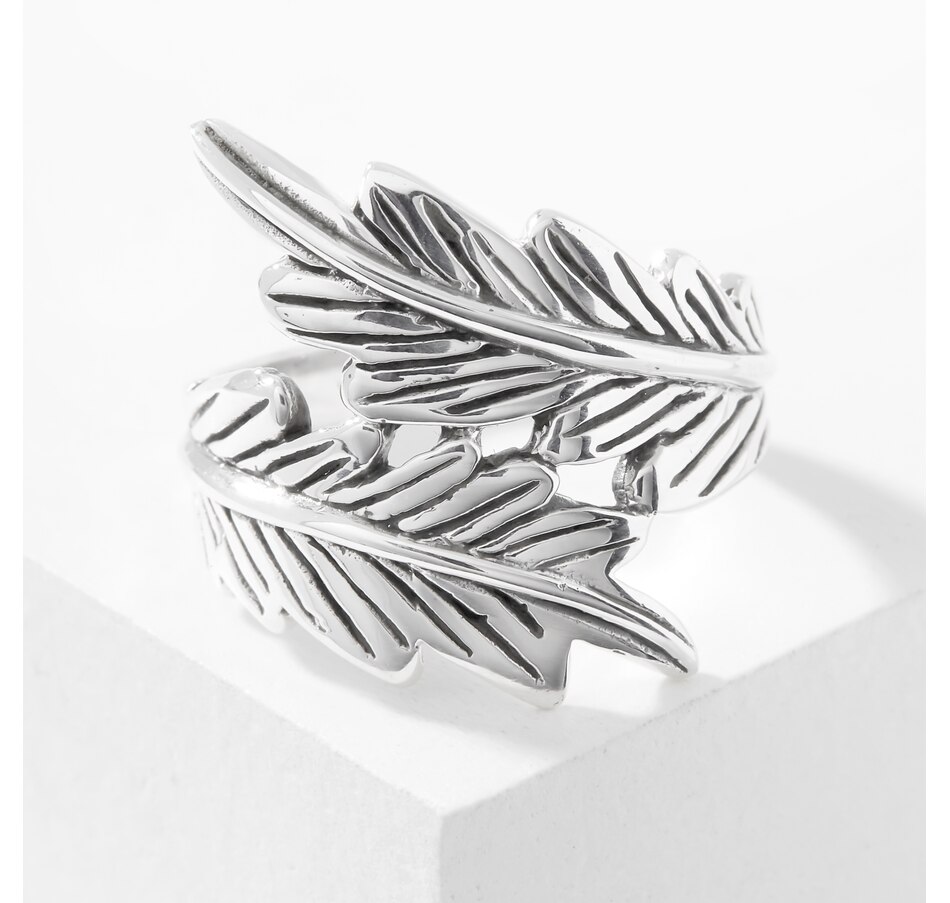 Image 224139.jpg, Product 224-139 / Price $64.99, Silver Gallery Sterling Silver Leaf Bypass Ring from Silver Gallery on TSC.ca's Jewellery department