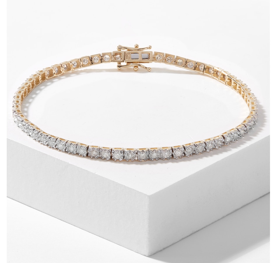 Jewellery - Bracelets - 14K Gold 2.00 av. ctw Diamond Bracelet - Online ...