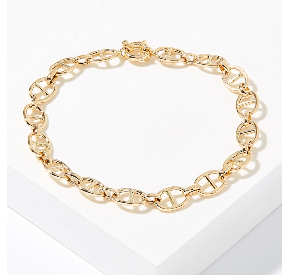 Jewellery - Bracelets - Stefano Oro 14K Yellow Gold Maglia Marine ...