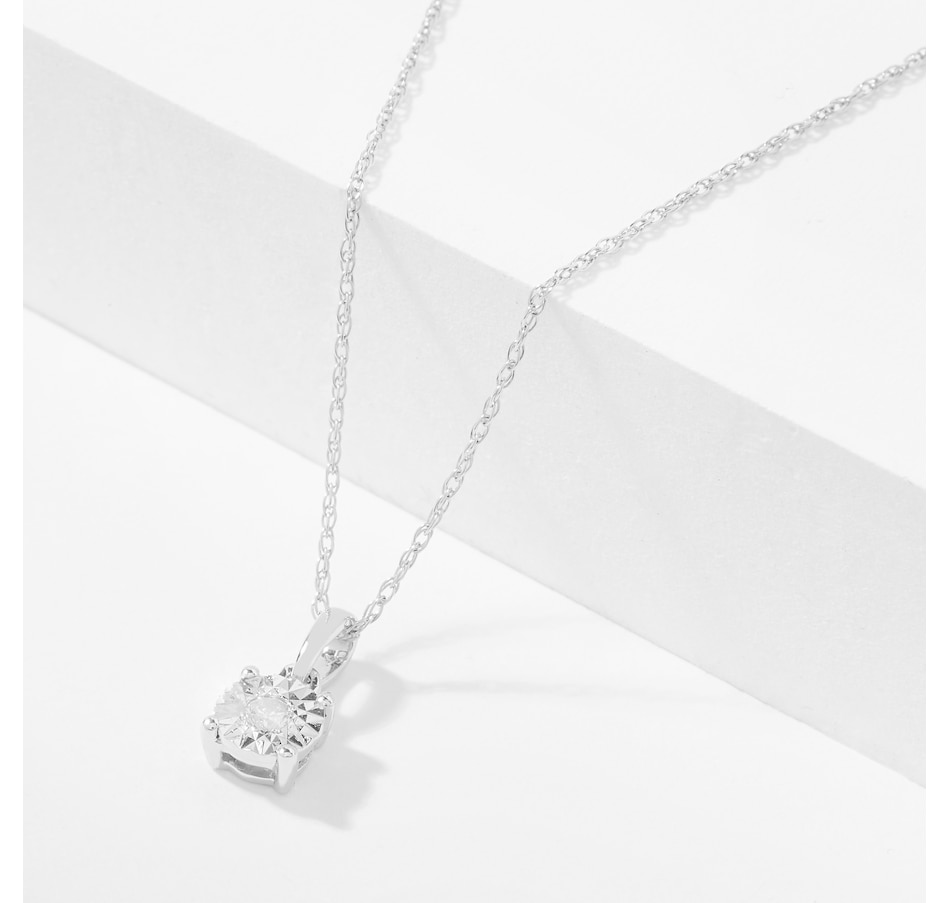 Image 224531_ALTMORE1.jpg, Product 224-531 / Price $399.99, 14K Gold 0.05ctw Diamond Pendant with Chain from Diamond Show on TSC.ca's Jewellery department