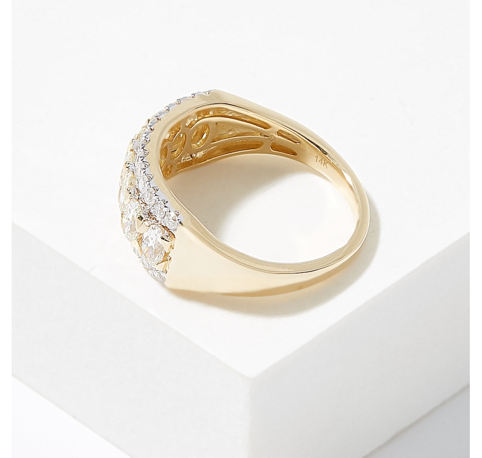 Image 224542_ALTMORE1.jpg, Product 224-542 / Price $2,499.99, 14K Yellow Gold 1.50ctw Yellow & White Diamond Ring from Diamond Show on TSC.ca's Jewellery department