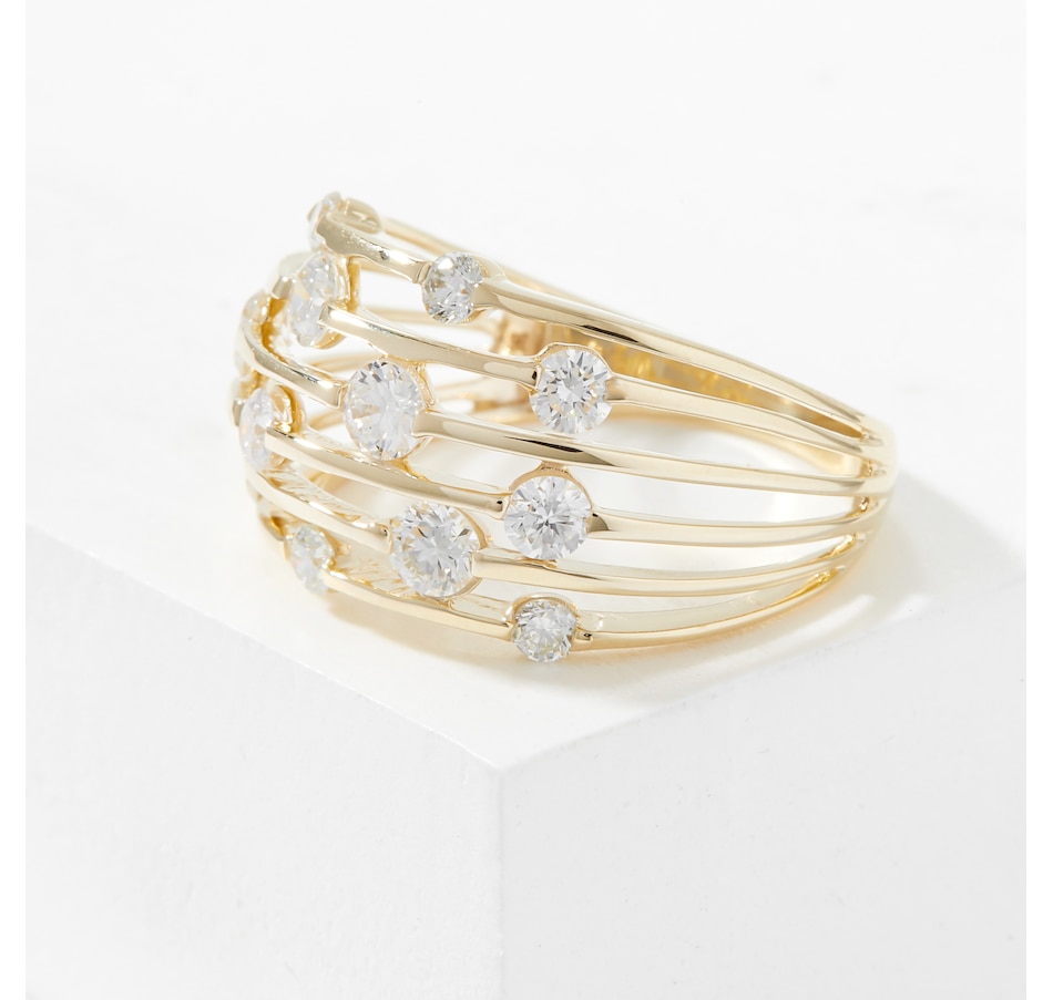 Image 224547_ALTMORE1.jpg, Product 224-547 / Price $799.88 - $1,299.88, EVERA Diamonds 14K Gold Bubble Diamond Ring from Evera Diamonds on TSC.ca's Jewellery department