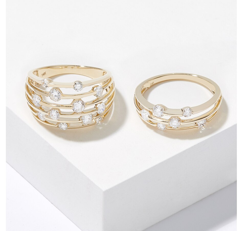 Image 224547_ALTMORE3.jpg, Product 224-547 / Price $799.88 - $1,299.88, EVERA Diamonds 14K Gold Bubble Diamond Ring from Evera Diamonds on TSC.ca's Jewellery department