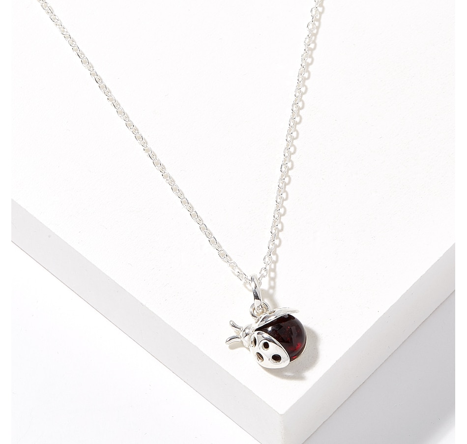 Jewellery - Necklaces & Pendants - Pendant Necklaces - Amber Extraordinaire Sterling Silver Lucky Ladybug Amber Pendant with Chain - Online Shopping for Canadians Jewellery - Necklaces & Pendants - Pendant Necklaces - Amber Extraordinaire Sterling Silver Lucky Ladybug Amber Pendant with Chain - Online Shopping for Canadians