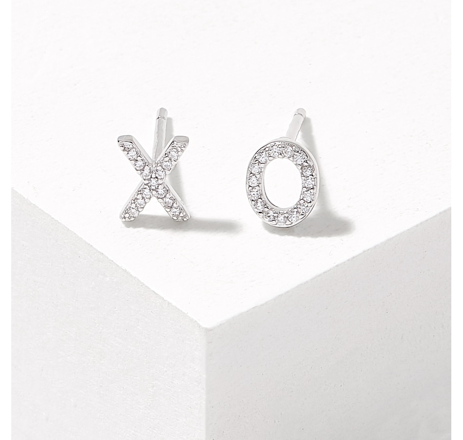 Jewellery Earrings Stud Earrings Diamonelle Sterling Silver