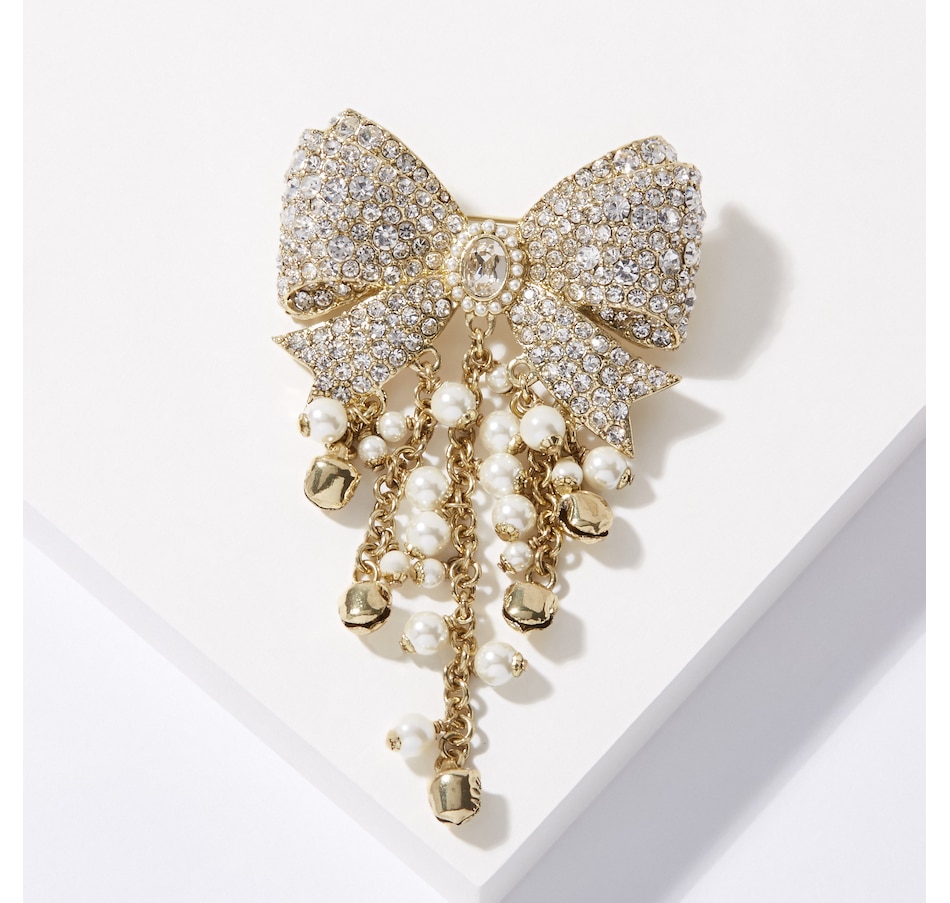 Jewellery - Accessories - Brooches, Pins & Headpieces - Heidi Daus Bow ...