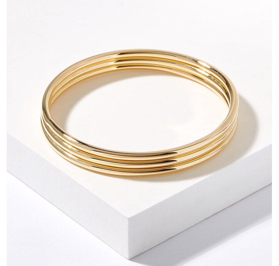 Image 224777_YGL.jpg, Product 224-777 / Price $99.99, Bronzoro Slip On High Polished Bangles from Bronzoro on TSC.ca's Jewellery department