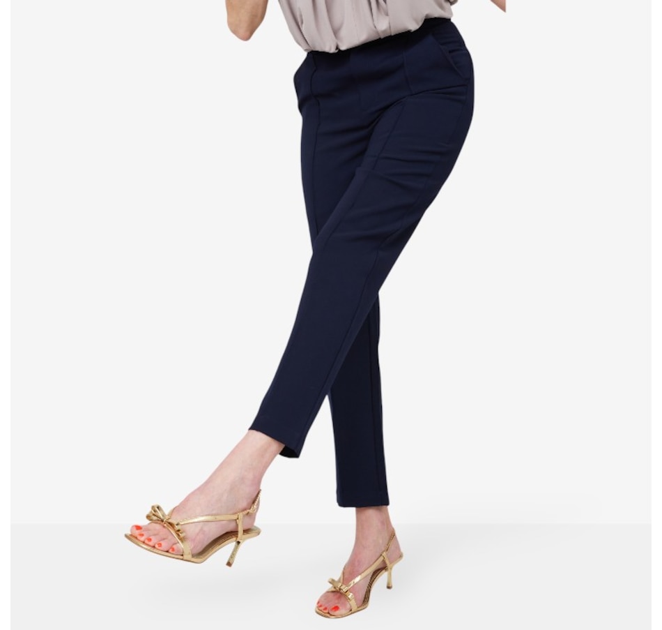 Image 224806_NVY.jpg, Product 224-806 / Price $45.33, Brian Bailey Pintuck Slim Ankle Pant from Brian Bailey on TSC.ca's Fashion department