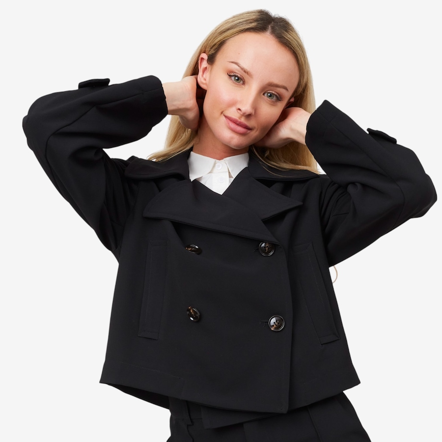 Image 224809_BLK.jpg, Product 224-809 / Price $79.33, Brian Bailey Cropped Trench Jacket from Brian Bailey on TSC.ca's Fashion department