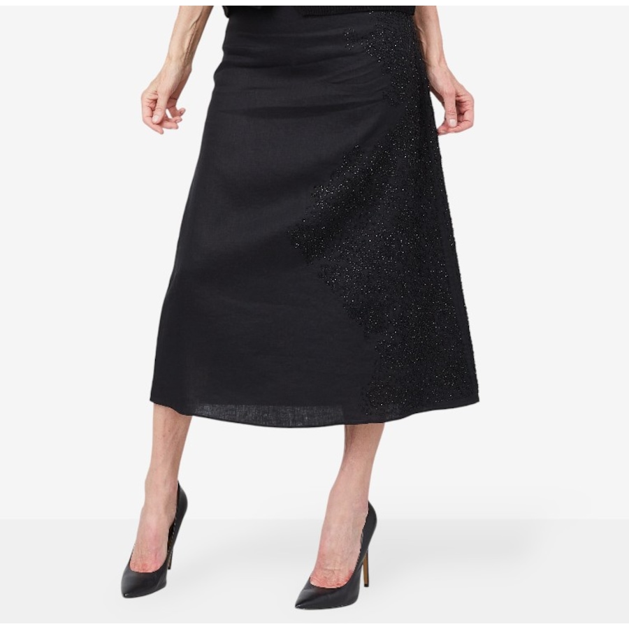 Image 224812_ALTMORE1.jpg, Product 224-812 / Price $64.33, Brian Bailey Linen Skirt with Beading Detail from Brian Bailey on TSC.ca's Fashion department