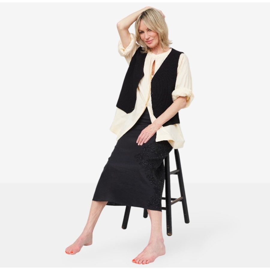Image 224812_ALTMORE2.jpg, Product 224-812 / Price $64.33, Brian Bailey Linen Skirt with Beading Detail from Brian Bailey on TSC.ca's Fashion department