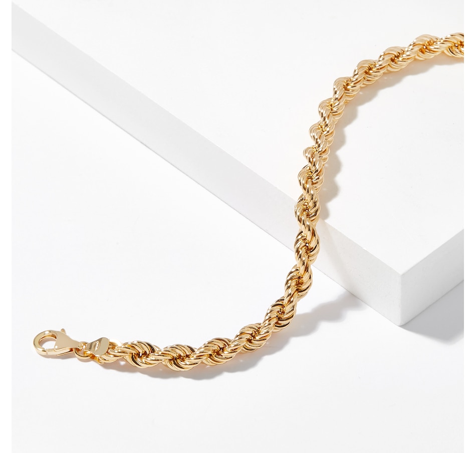 Jewellery Bracelets Link Bracelets UNOAERRE 18K Yellow Gold Rope Bracelet TSC.ca