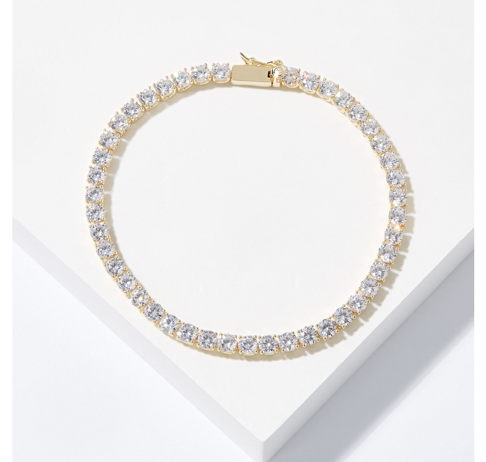 Jewellery - Bracelets - Tennis Bracelets - Diamonelle Sterling Silver ...