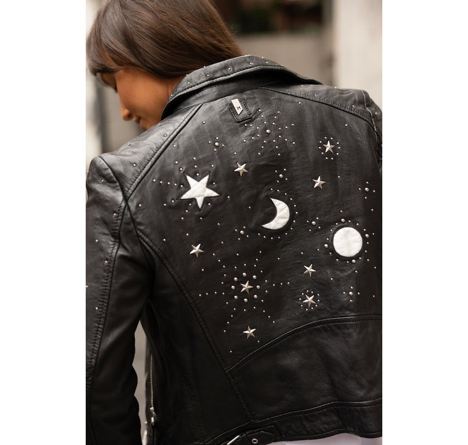 Image 225097_ALTMORE3.jpg, Product 225-097 / Price $379.99, Mauritius Ladies Noella Jacket with Night Sky Back Detail from Mauritius on TSC.ca's Fashion department