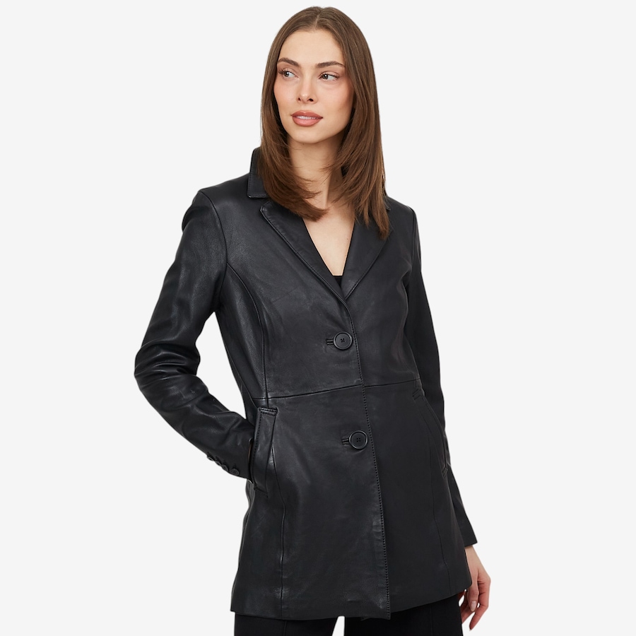 Image 225108_BLK.jpg, Product 225-108 / Price $329.99, Mauritius Ladies Aurela Long Leather Jacket from Mauritius on TSC.ca's Fashion department