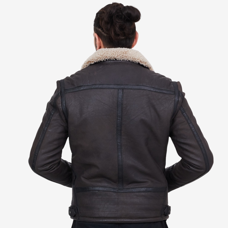 Image 225109_ALTMORE3.jpg, Product 225-109 / Price $249.88, Mauritius Men's Anchorage Teddy Lined Leather Jacket from Mauritius on TSC.ca's Fashion department