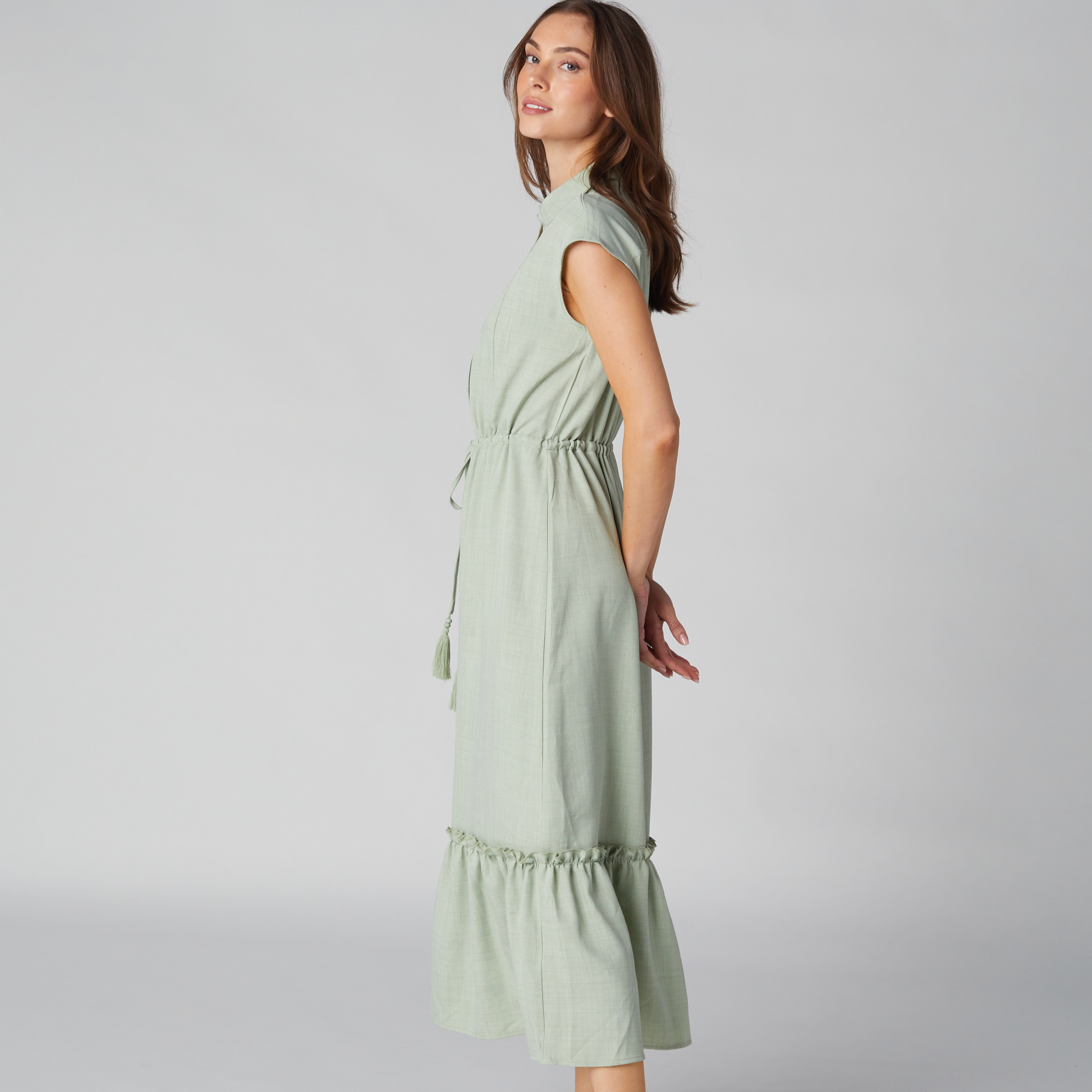 Isaac Mizrahi Sleeveless Chambray Midi Dress - TSC.ca