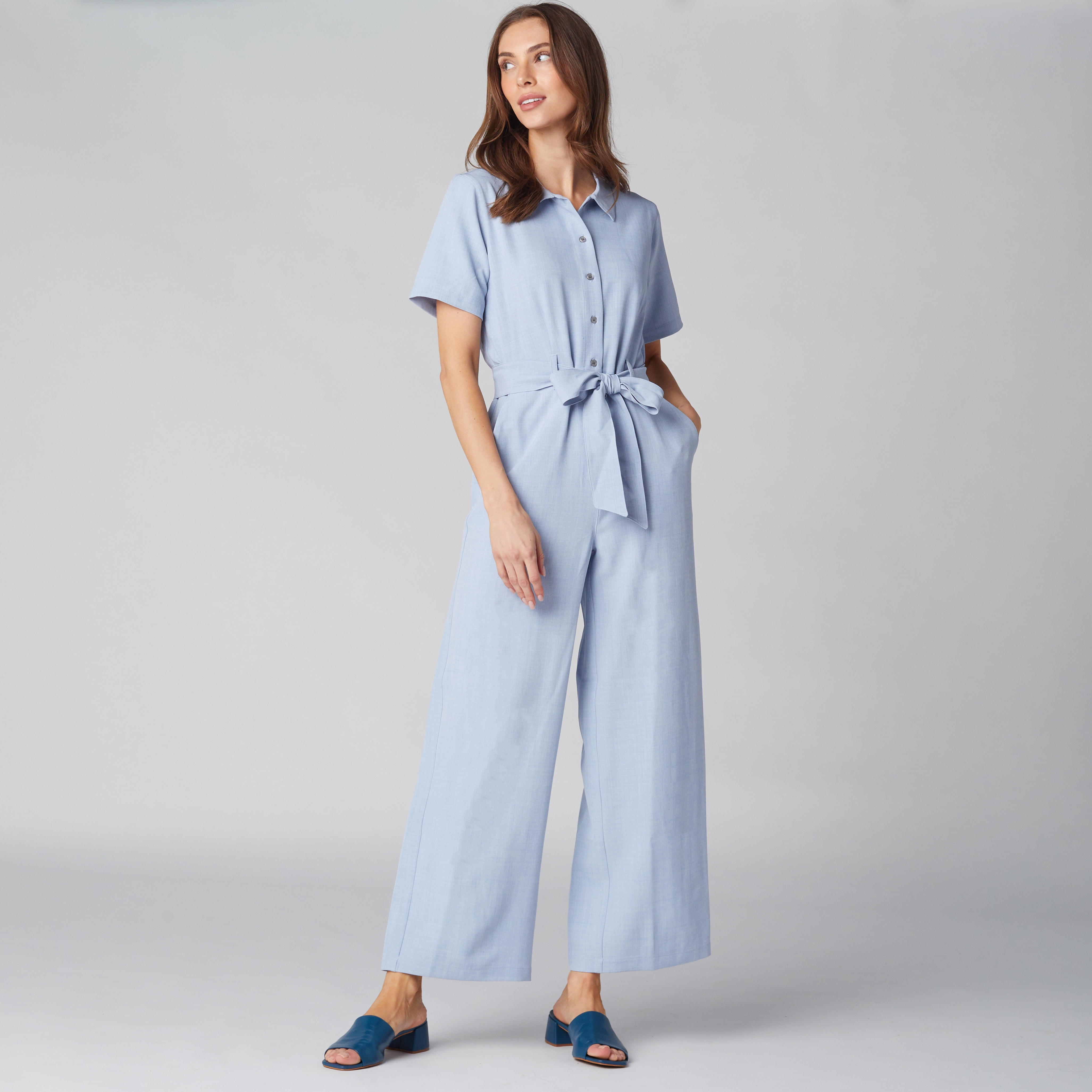 Isaac Mizrahi Chambray Jumpsuit - TSC.ca